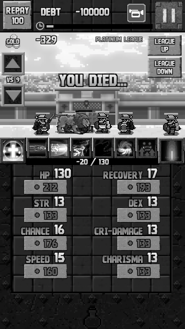 Cuplikan Layar Game Poor Gladiator