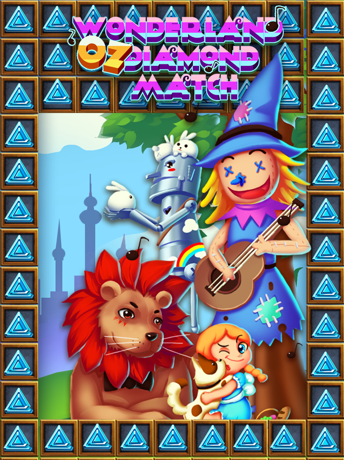 Wonderland OZ Diamond Match Game Screenshot