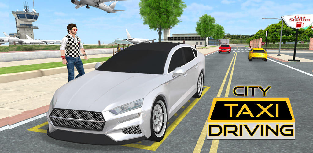 Banner of City Taxi မောင်းနှင်ခြင်း 3D Simulator 1.9