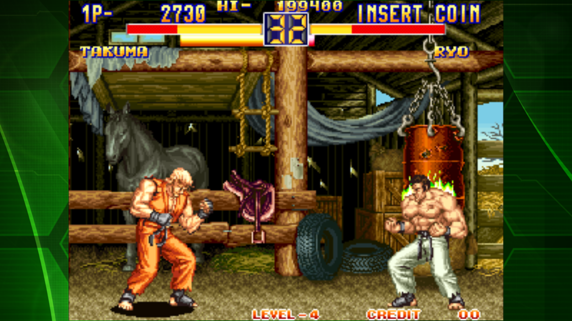 Screenshot of ART OF FIGHTING 2 ACA NEOGEO