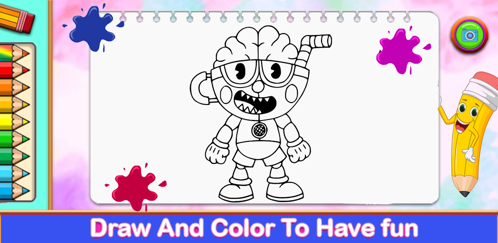 Cup Coloring Head Game Screenshot