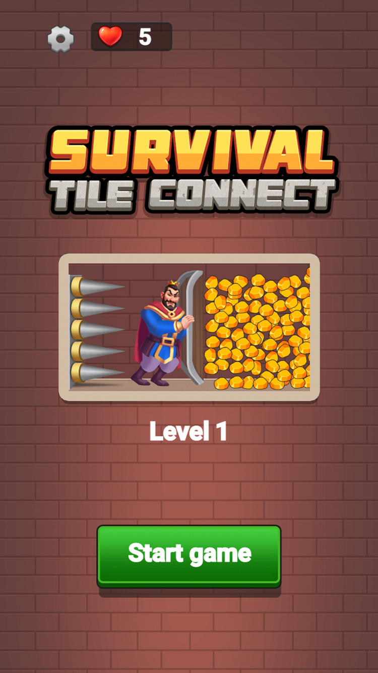 Survival Tile Connect Game Screenshot