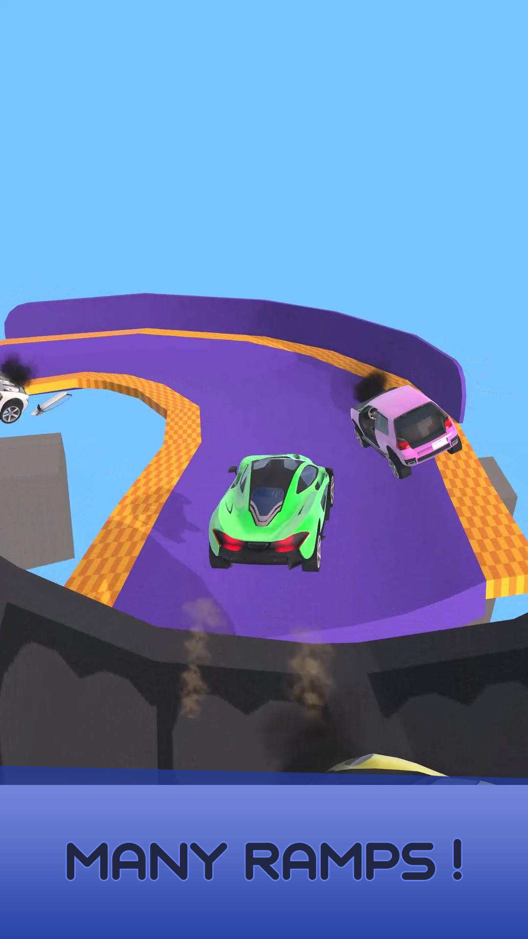 Mega Ramp Racing Game Screenshot