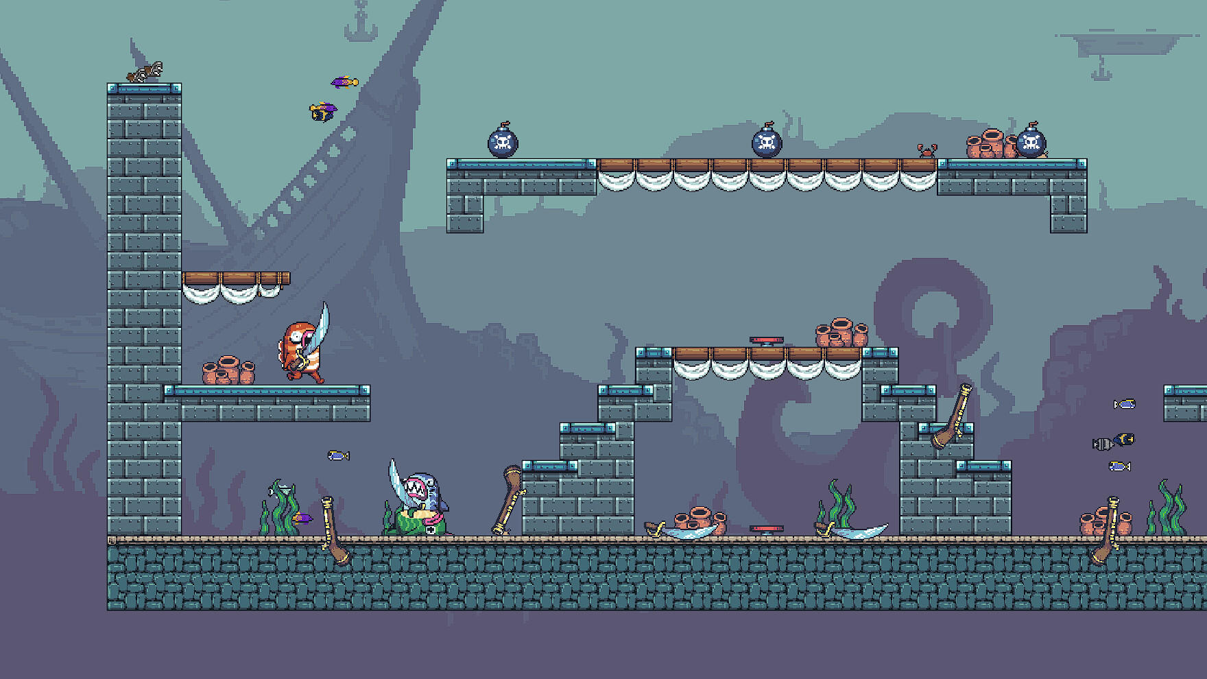 Fish Folk: Jumpy screenshot game