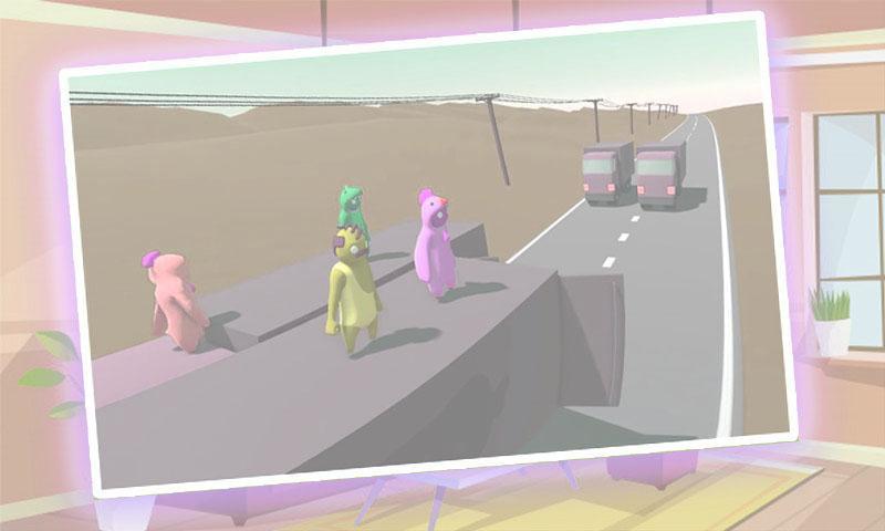 Screenshot of Jelly Human Gangs : Street Party - Floppy Beast 2