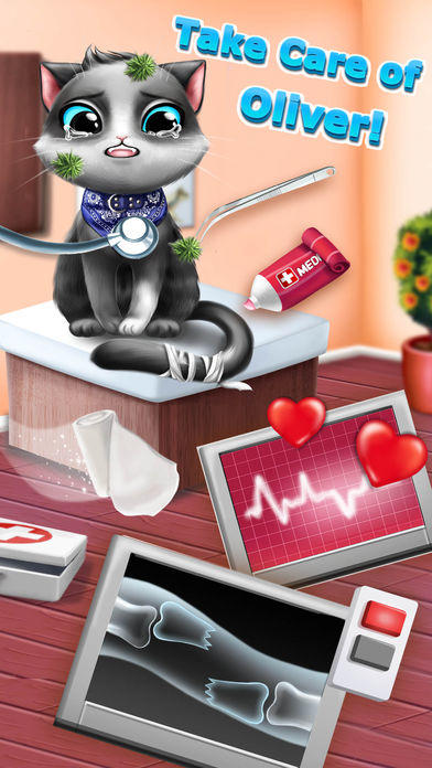 Sweet Baby Girl Cat Shelter – No Ads Game Screenshot
