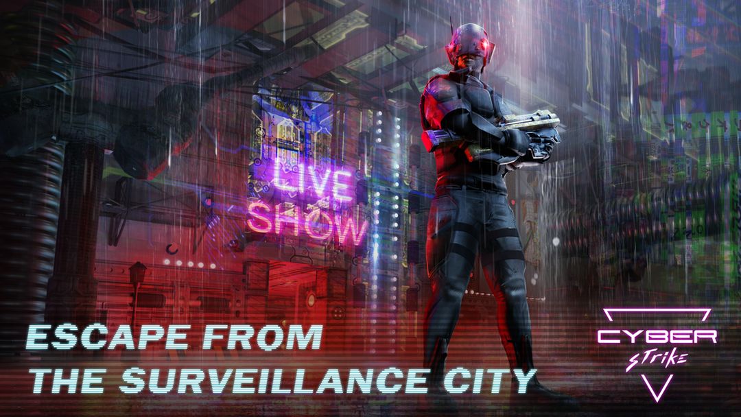 Cyber Strike - Infinite Runner ภาพหน้าจอเกม