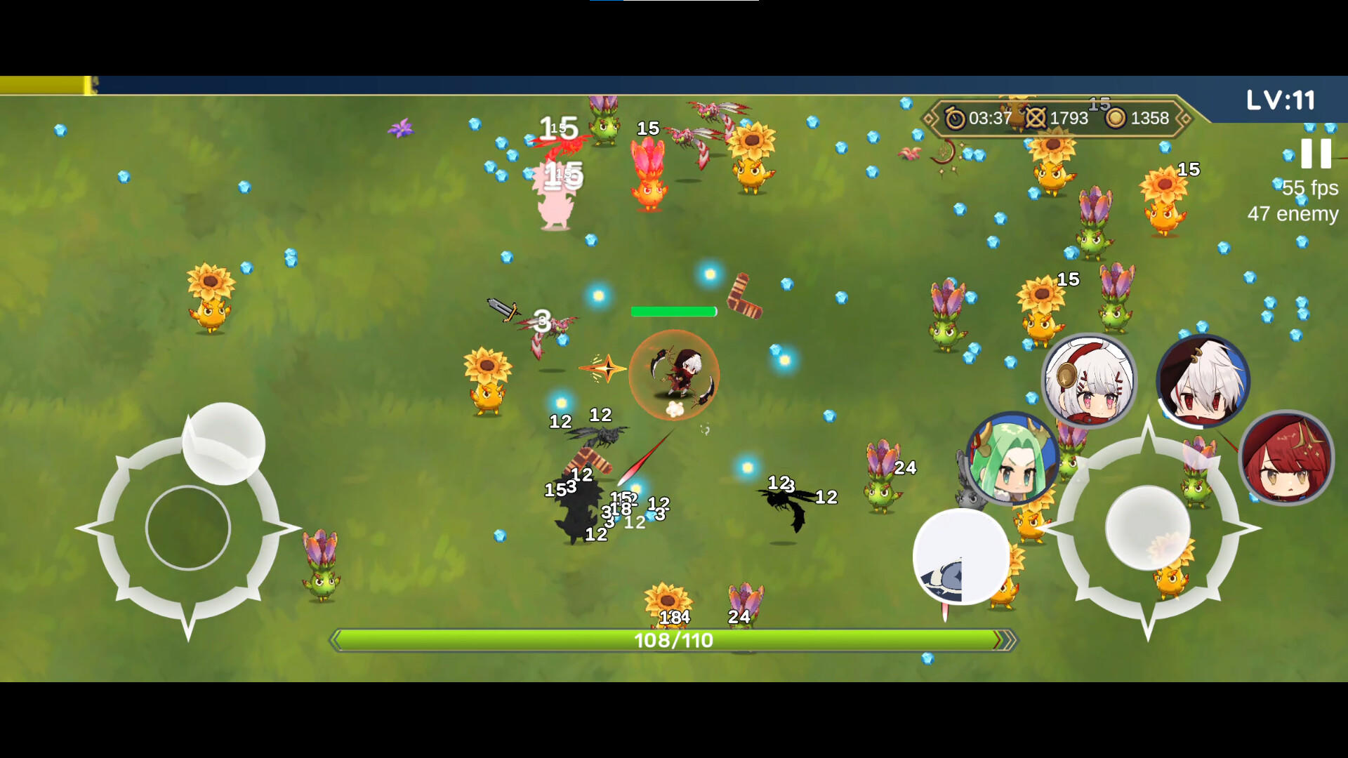 Abyssal Survivors screenshot game
