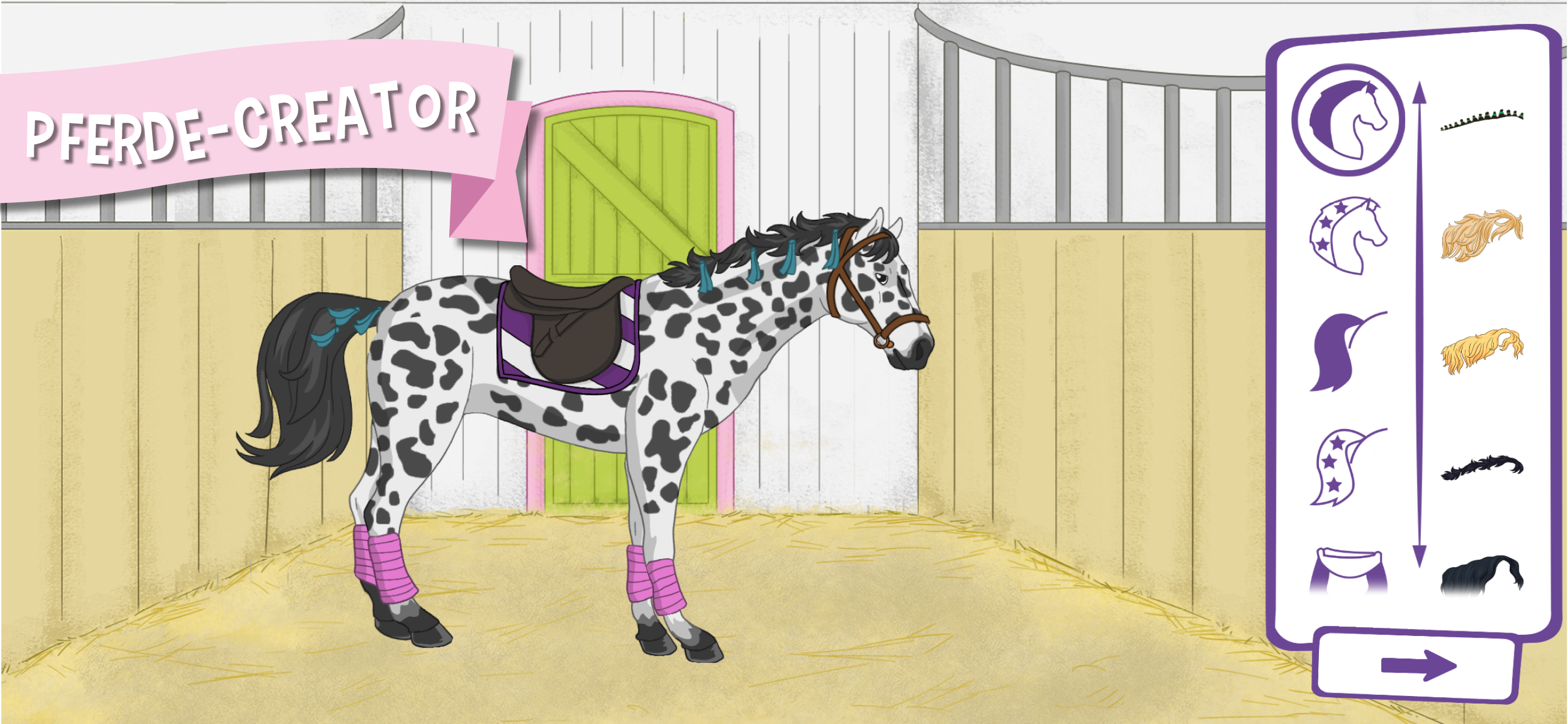 Captura de Tela do Jogo HORSE CLUB Pferde-Abenteuer