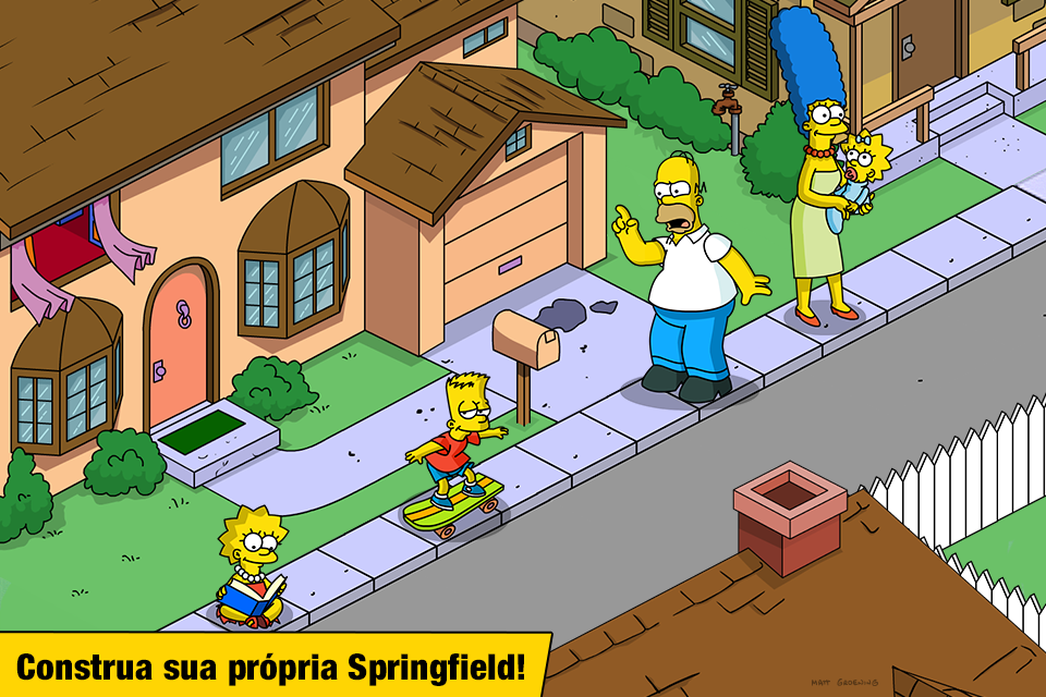 Captura de Tela do Jogo The Simpsons™: Tapped Out