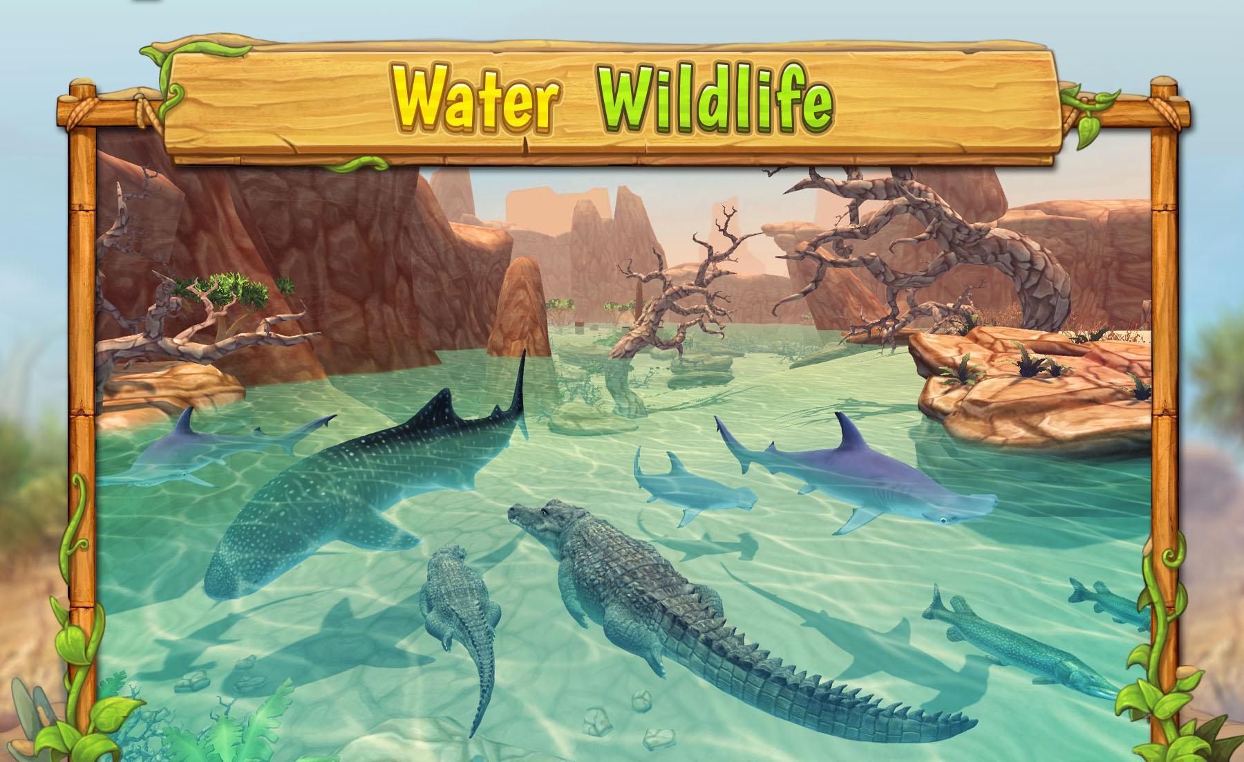 Crocodile Family Sim : Online Game Screenshot