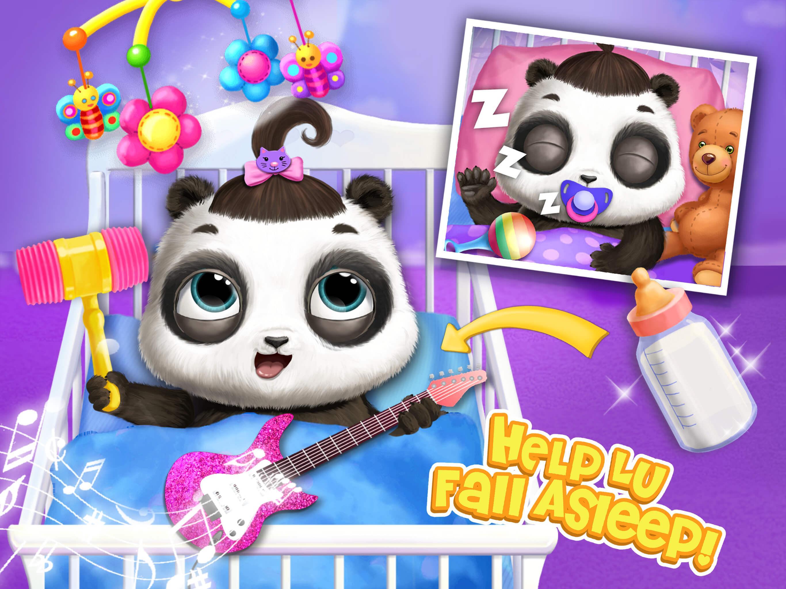 Panda Lu Baby Bear City Game Screenshot