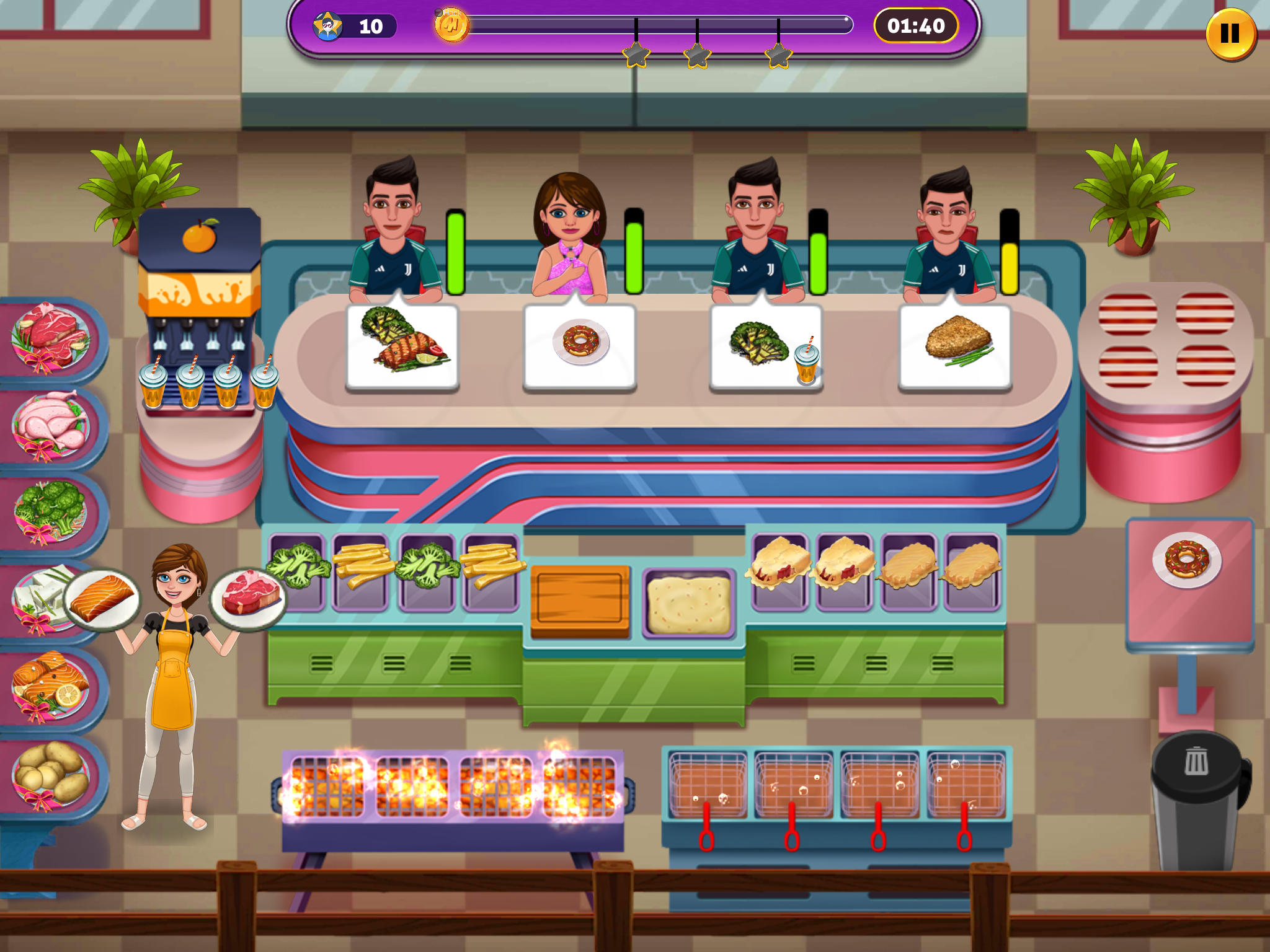 Screenshot of Celeb Chef: Cooking Star