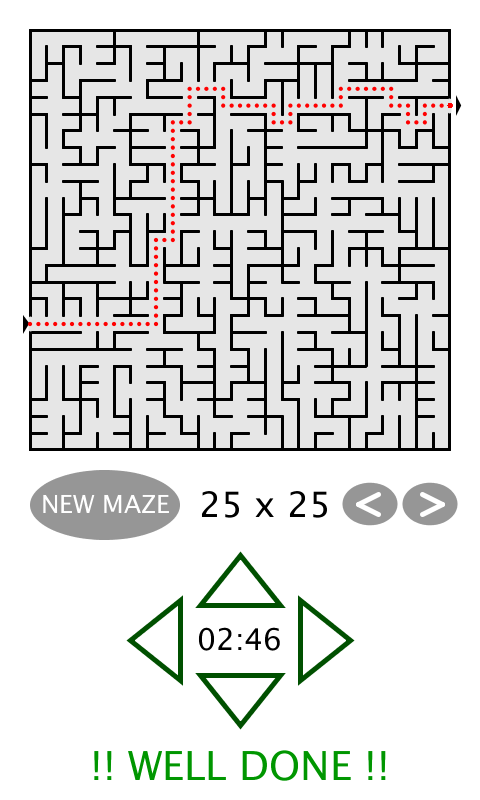 Screenshot of QuickMaze
