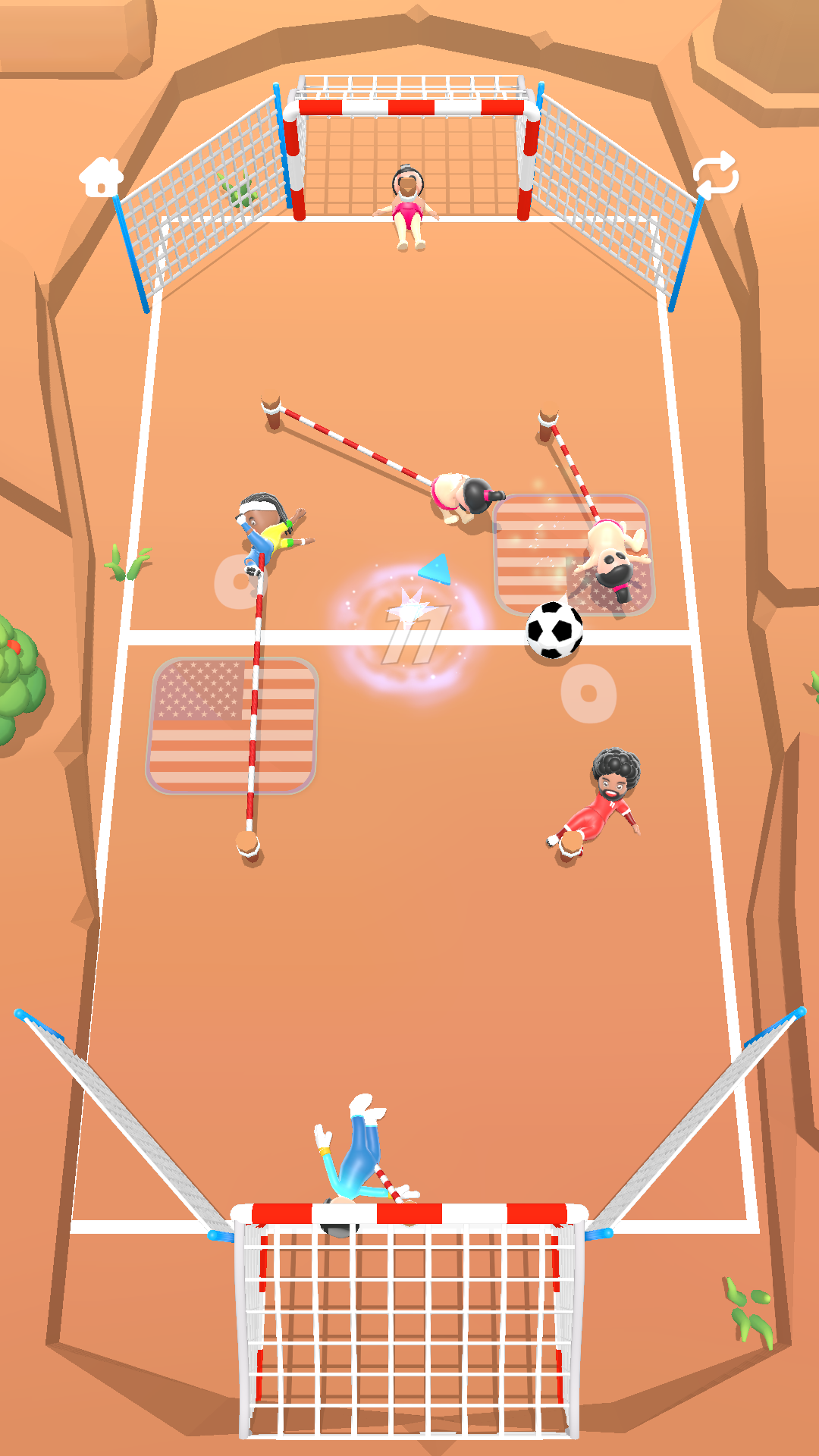 Casual Football screenshot game