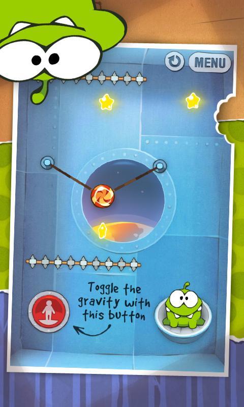Cut the Rope GOLD ゲームのスクリーンショット