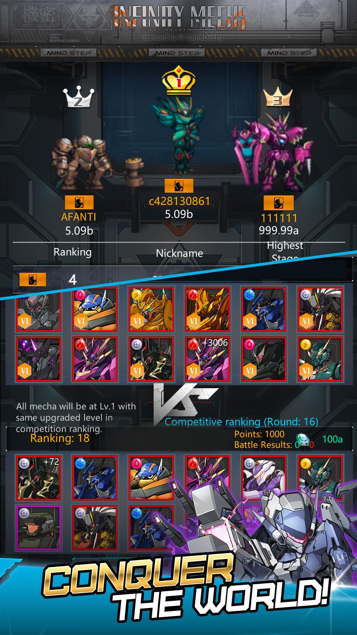 Infinity Mechs Game Screenshot