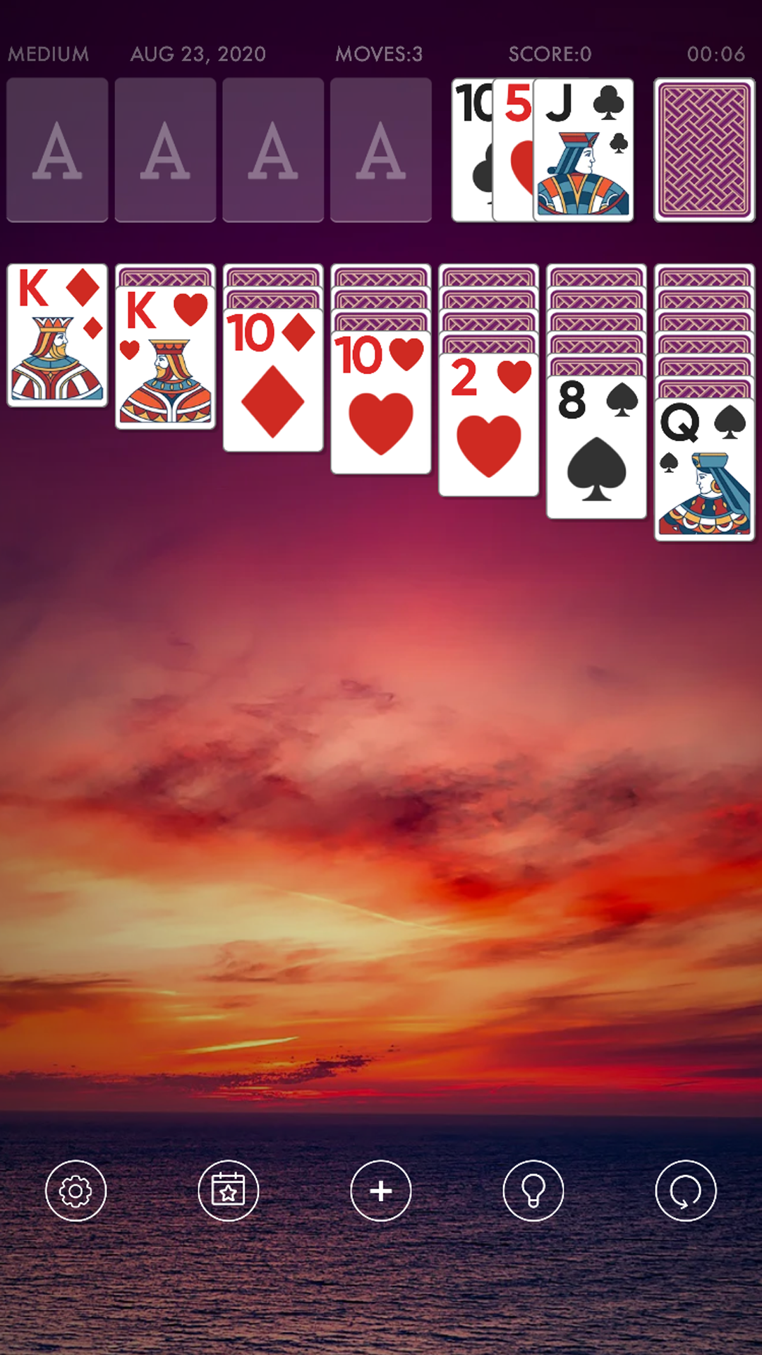 Solitaire Game Screenshot