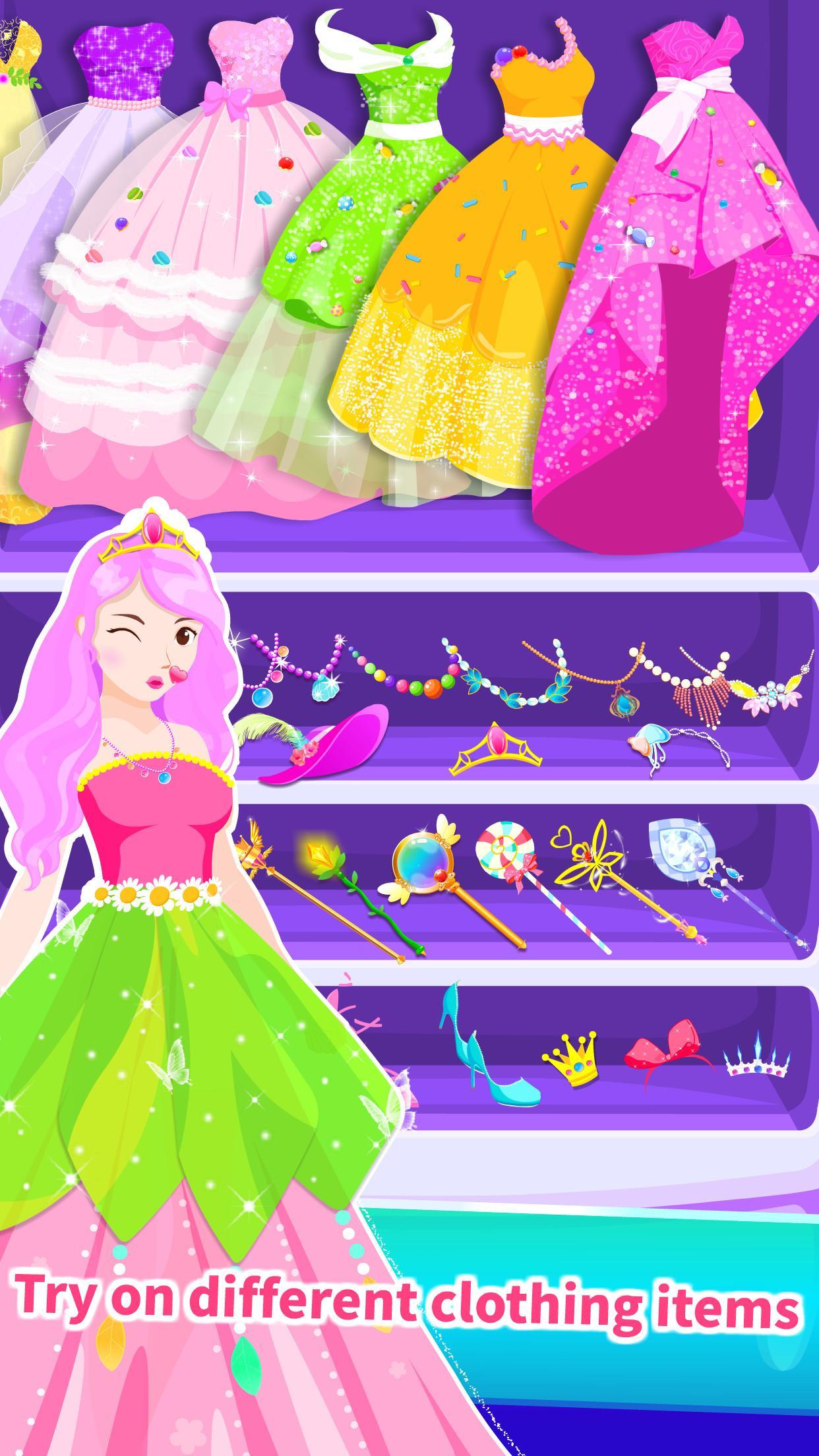 Little Panda Princess Dressup Game Screenshot
