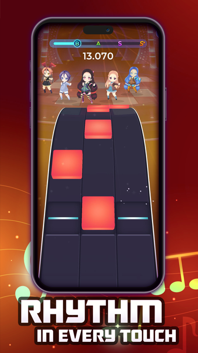 Cuplikan Layar Game Magic Beat: Anime Dancing Duel