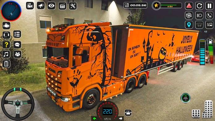 Euro Cargo Truck Driving Game Game Screenshot