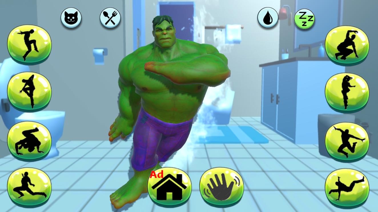 Screenshot 1 of Dança engraçada do herói muscular 2
