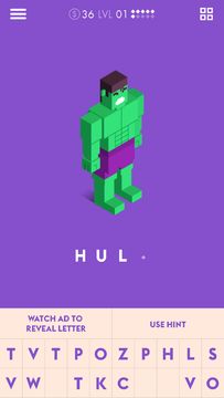 Guess the Blocky Character Quiz - Picture Trivia Game Screenshot