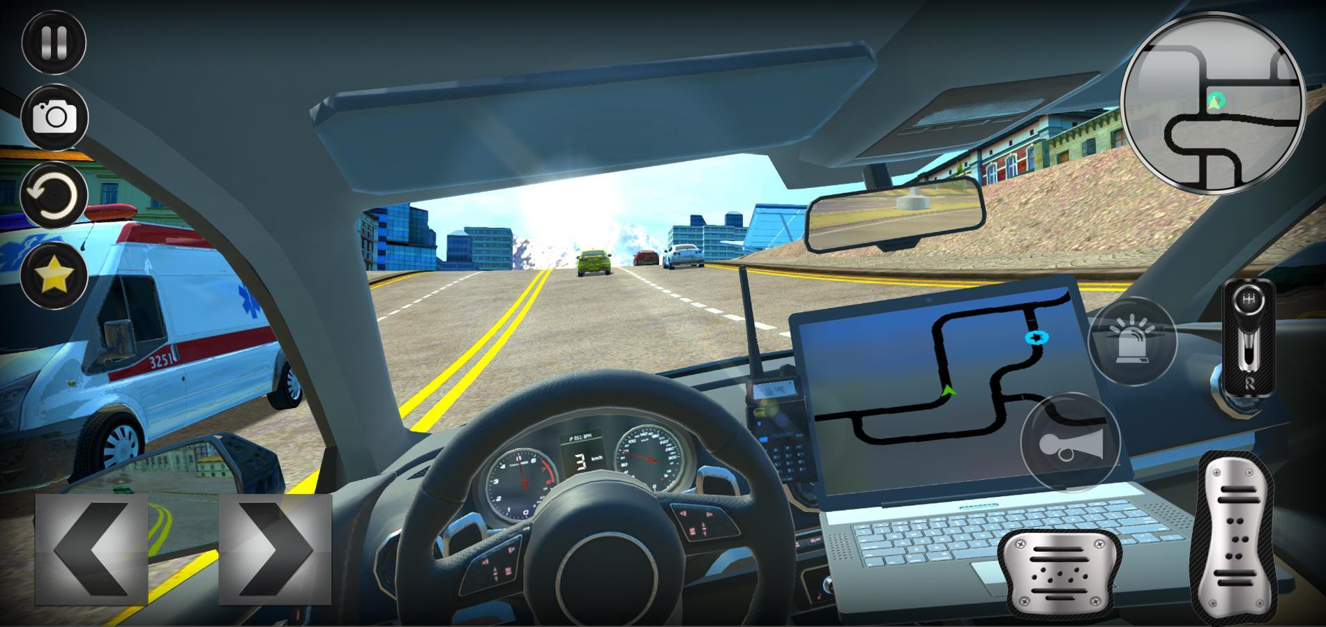 Police Car Drift شرطة الهجوله Game Screenshot