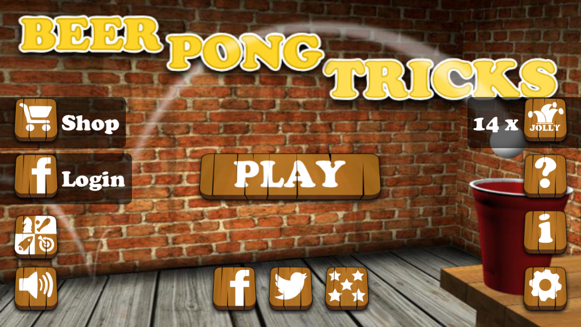 Beer Pong Tricks Game Screenshot