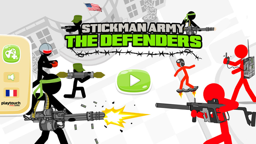 Stickman Army : The Defenders screenshot game