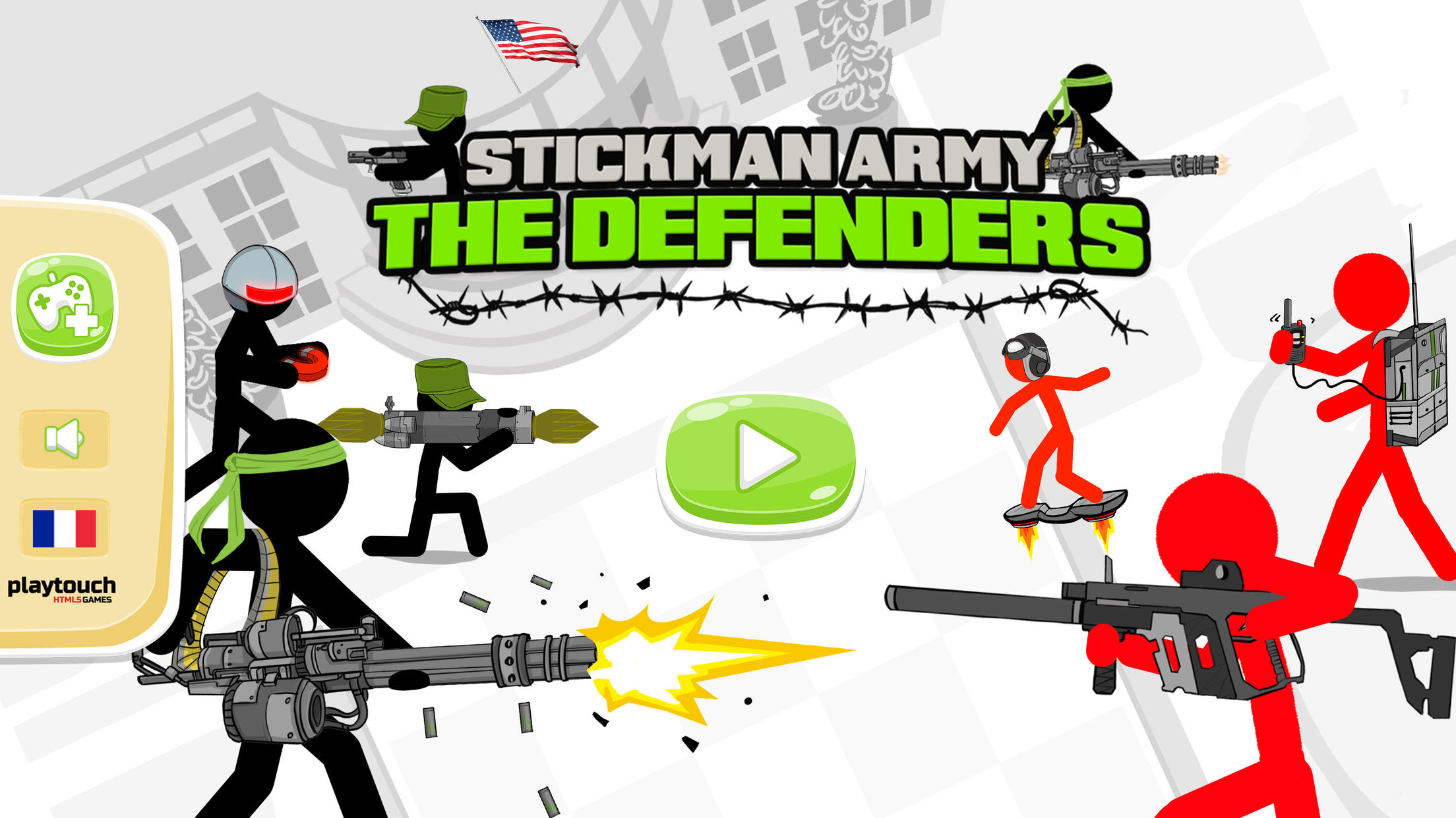Stickman Army : The Defenders 게임 스크린샷