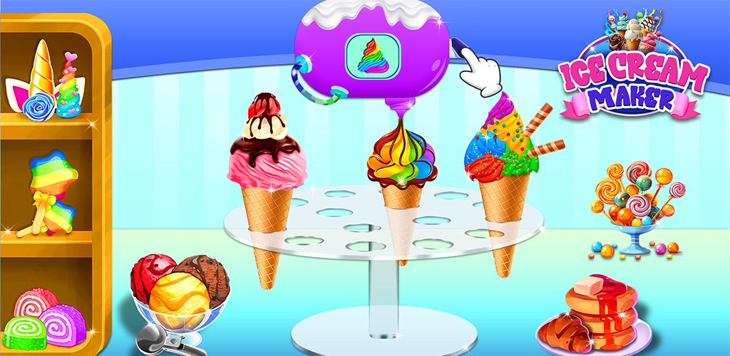 Banner of Ice Cream Cone Game -ASMR Game 0.6
