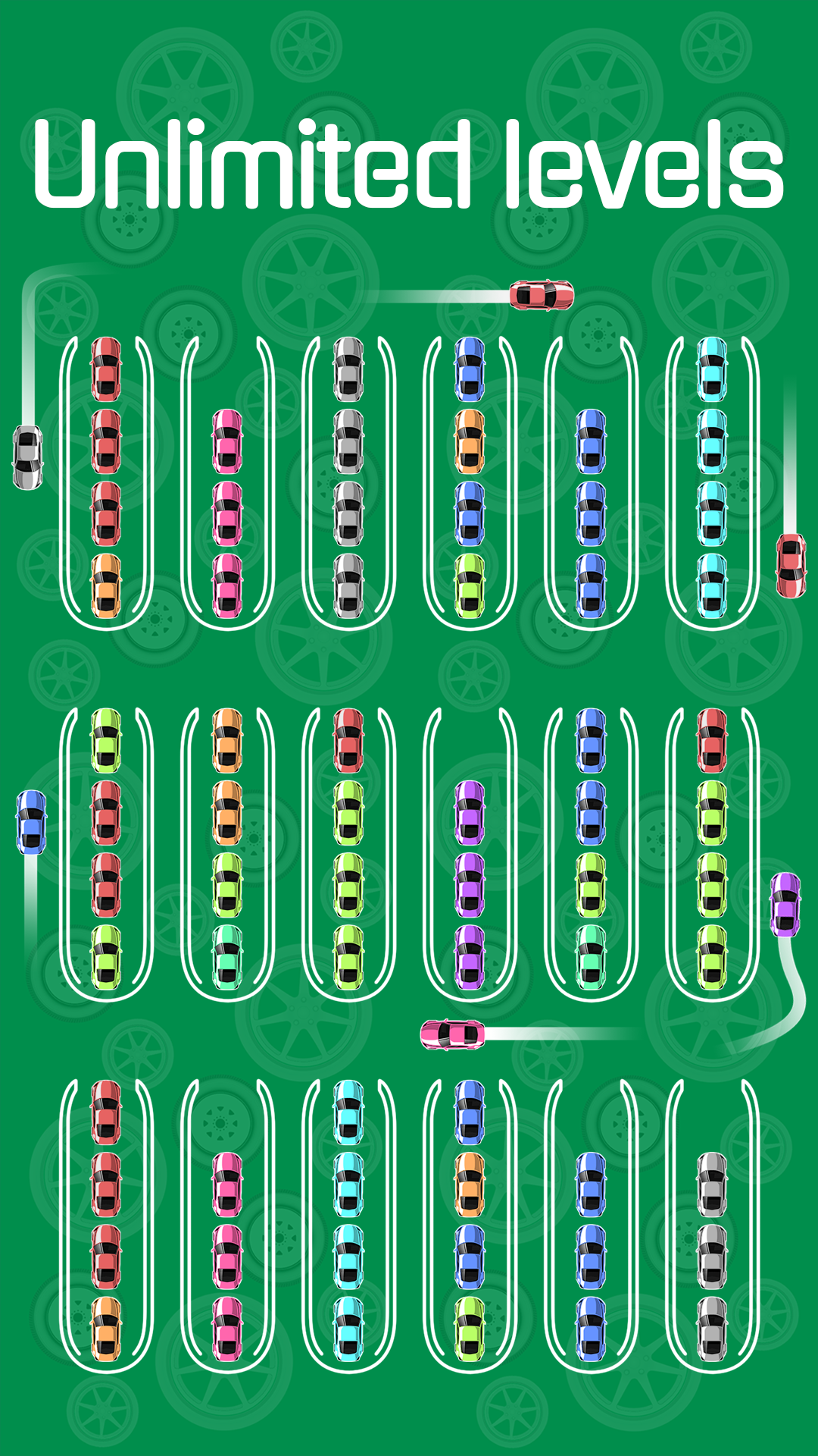 Screenshot of Car Sort: Puzzle Color Games