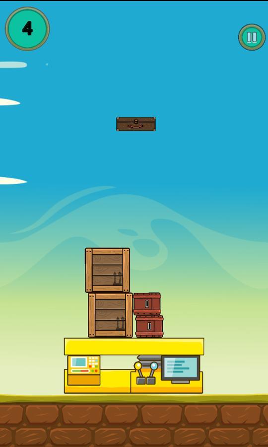 Dropping Box Physic Game Screenshot