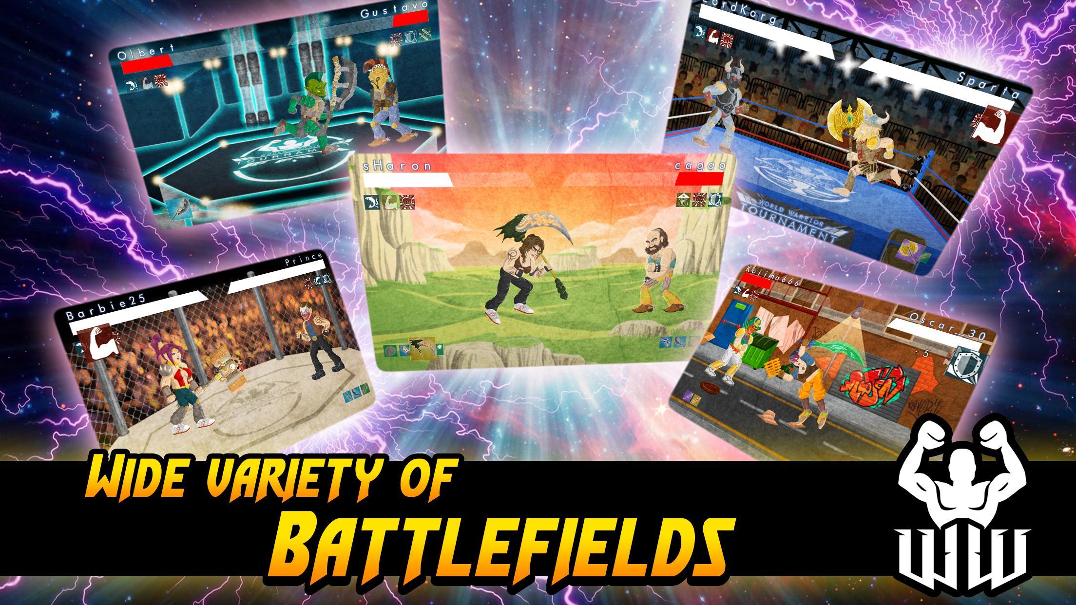 World Warrior Tournament Game Screenshot