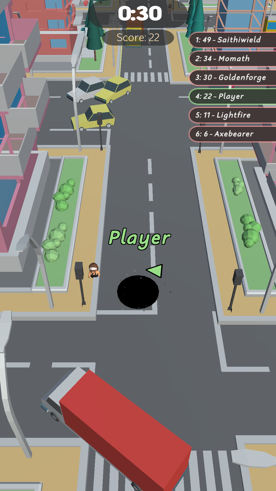 City Hole Game Screenshot