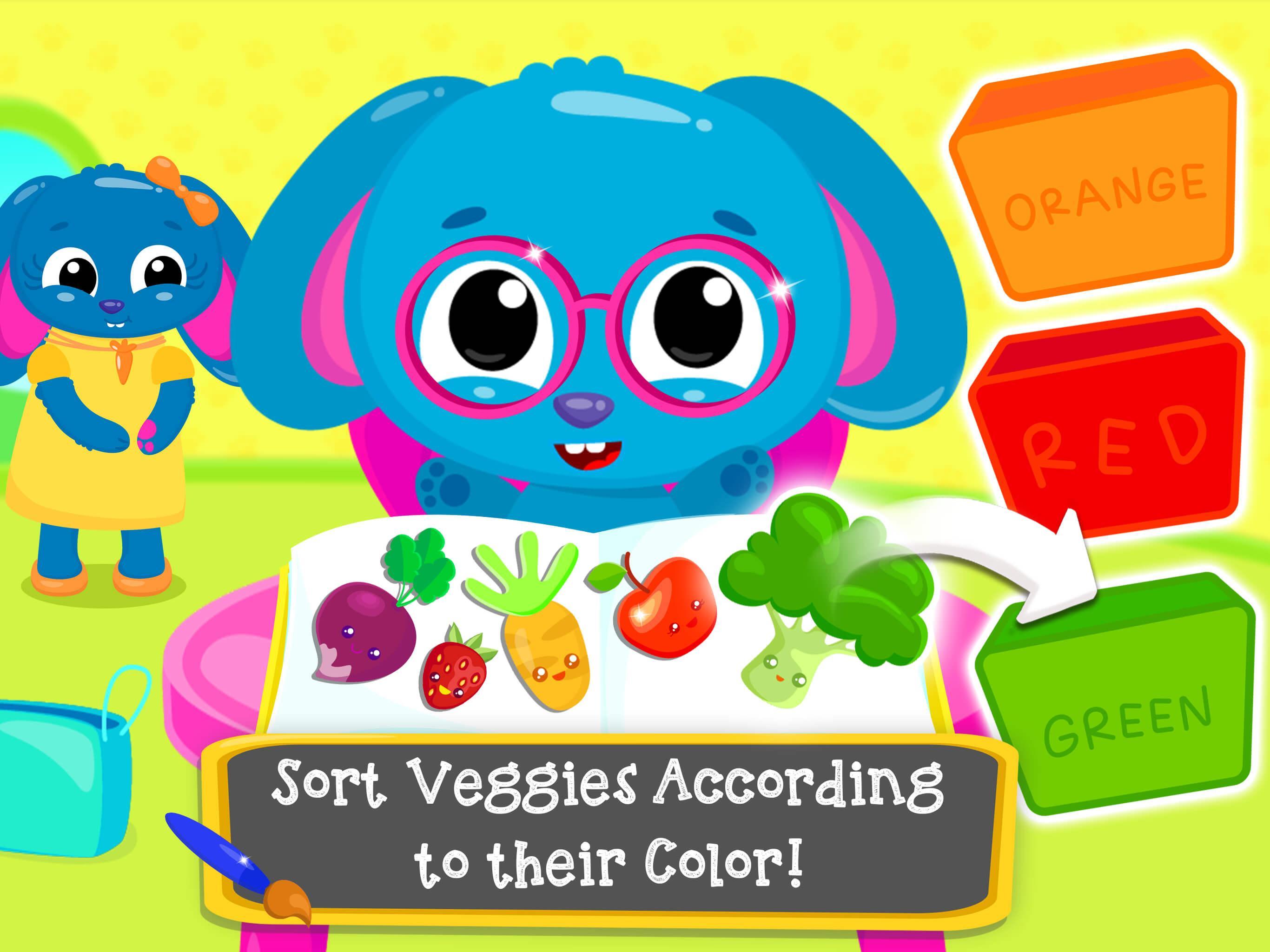 Ảnh chụp màn hình Cute & Tiny Preschool - Learning With Baby Pets