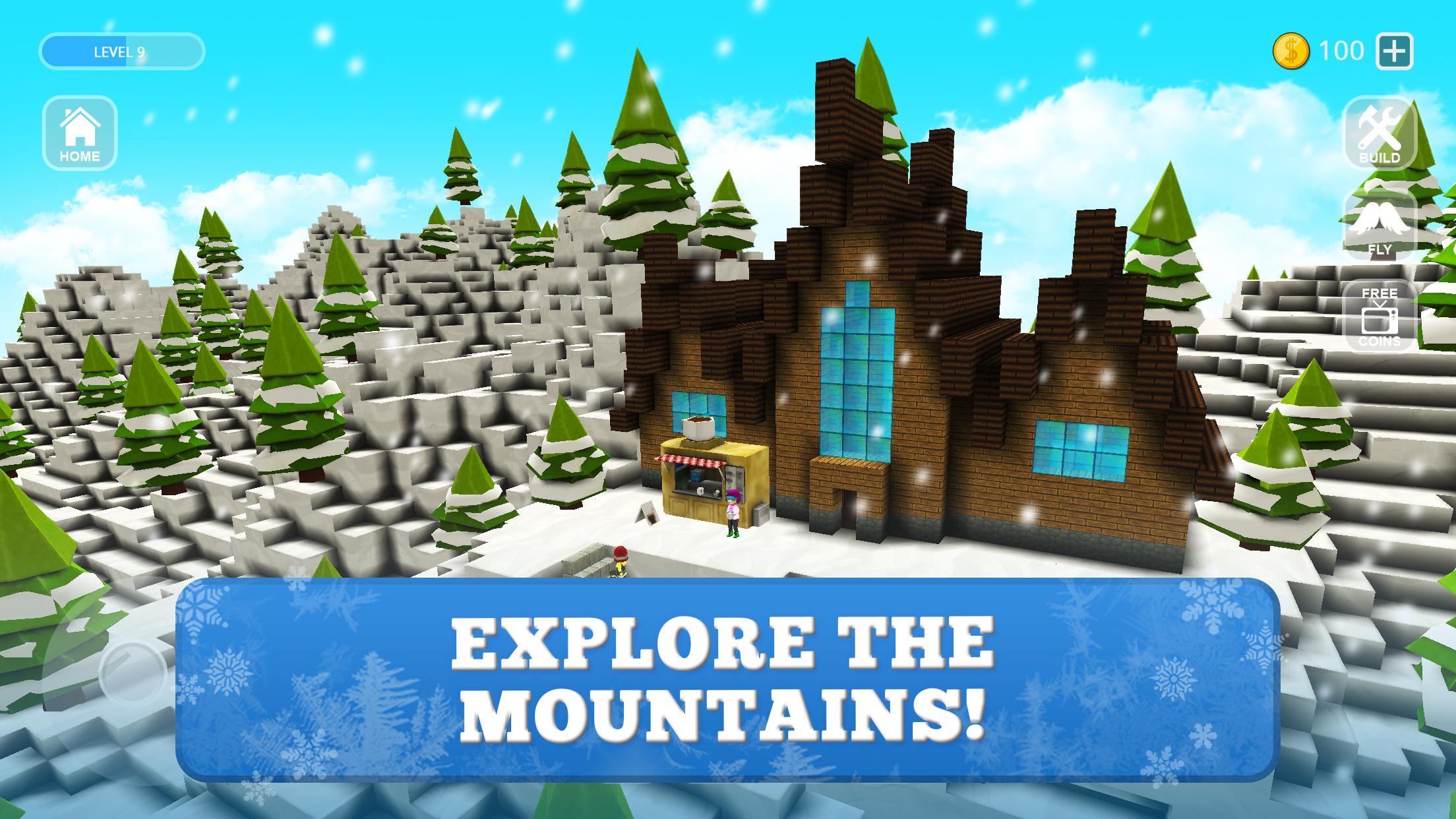 Cuplikan Layar Game Snowboard Craft: Freeski, Sled Simulator Games 3D