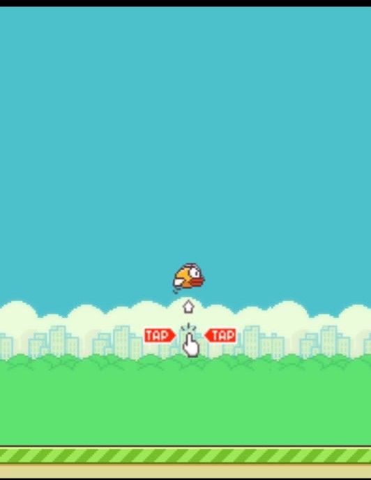 Flappy Bird遊戲截圖