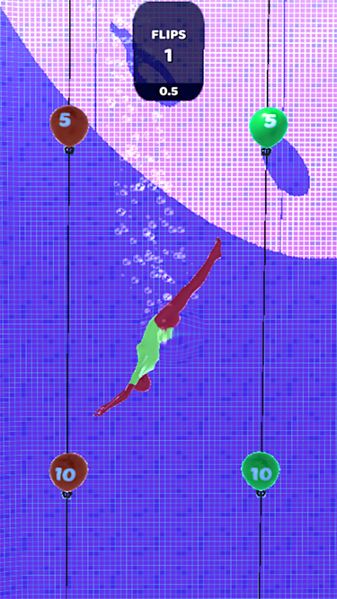 Screenshot of Purple Diver!