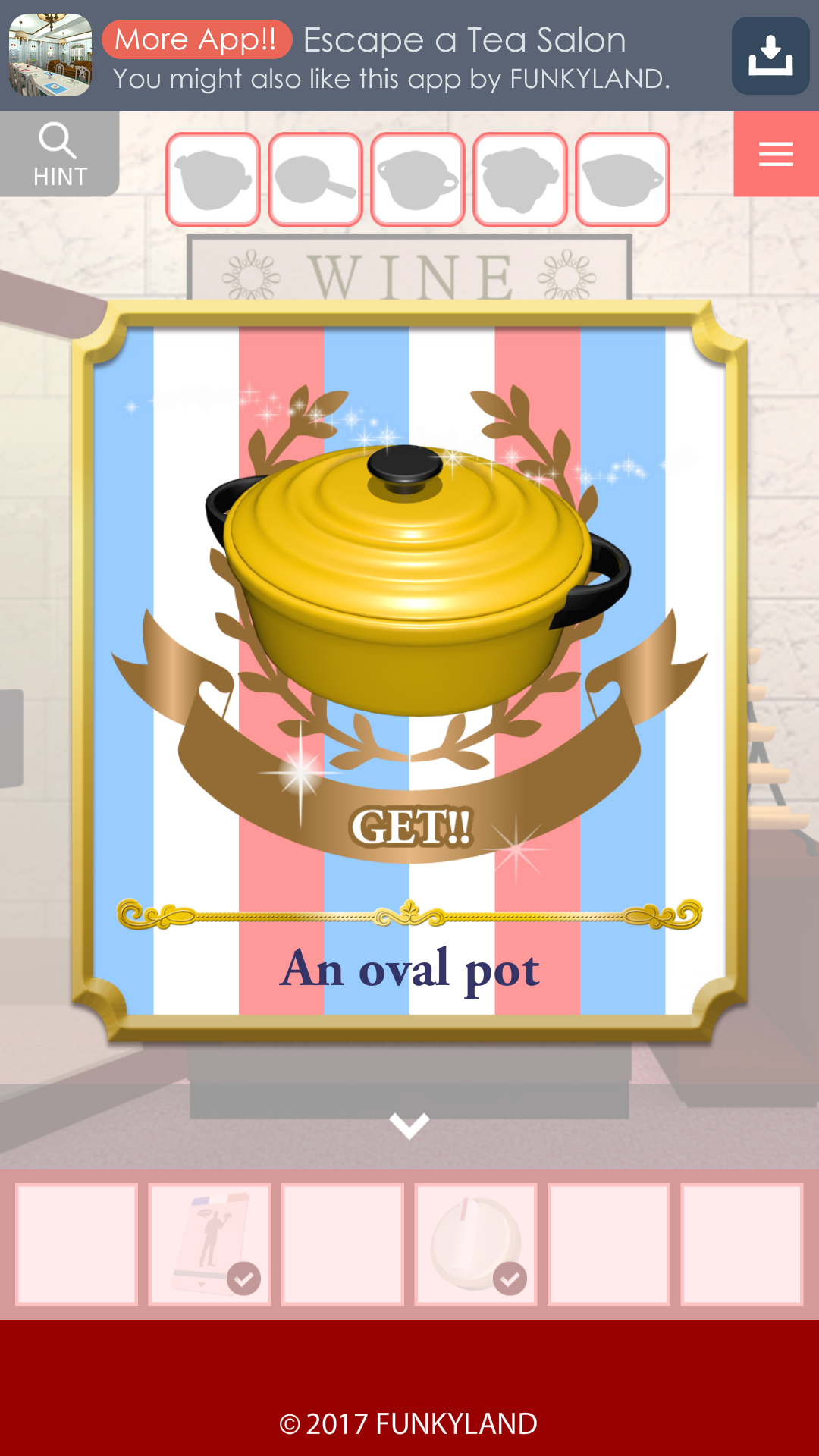 Escape a French Restaurant Game Screenshot