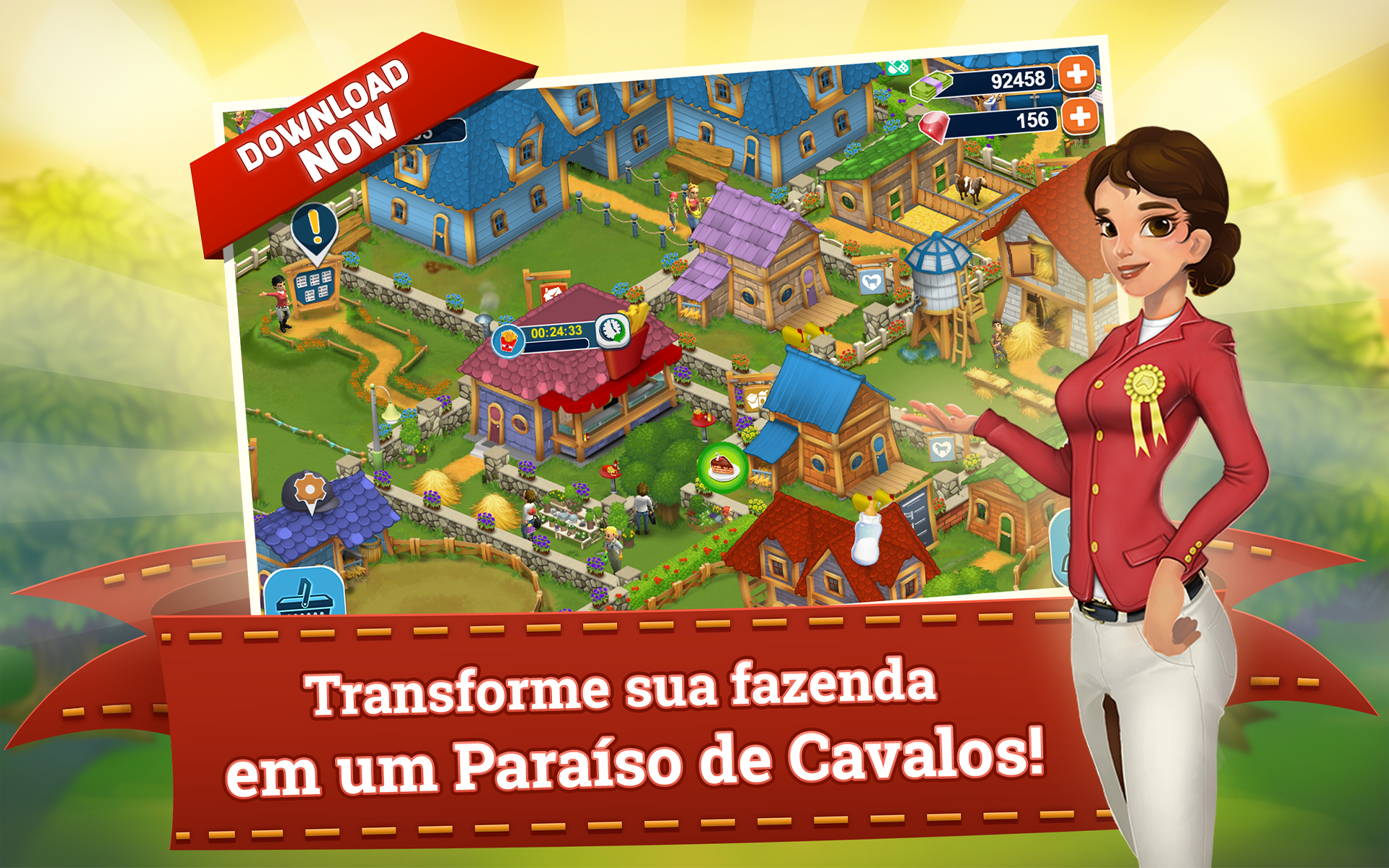 Captura de Tela do Jogo Horse Farm