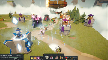 Castles on Clouds Game Screenshot