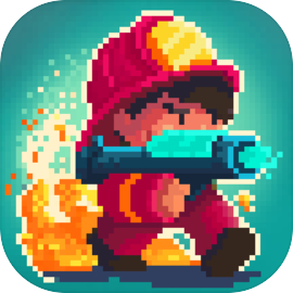 Firefighter: pixel shooter