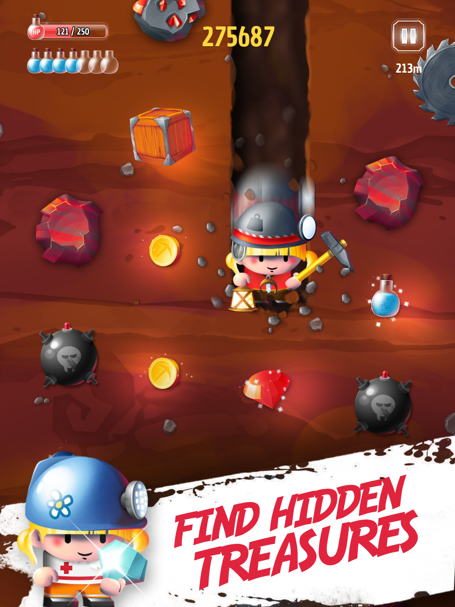 Tiny Miners Game Screenshot