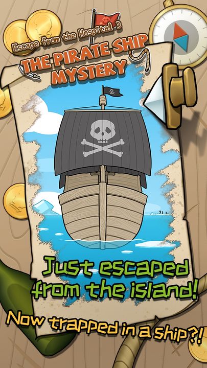 Screenshot 1 of Escape from the Hospital 3 - The Mystery of the Pirate Ship 