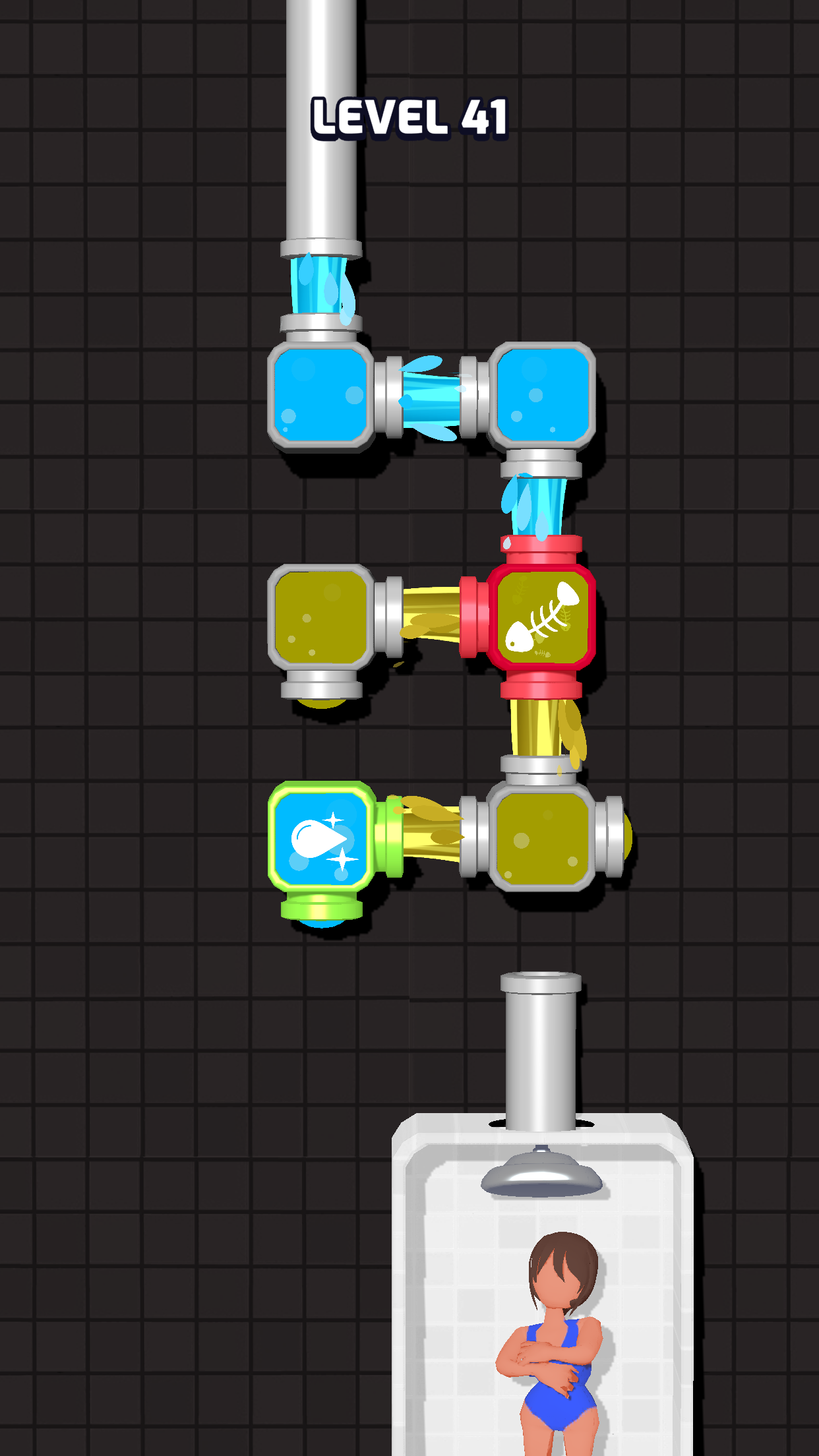 Cuplikan Layar Game Water Pipe