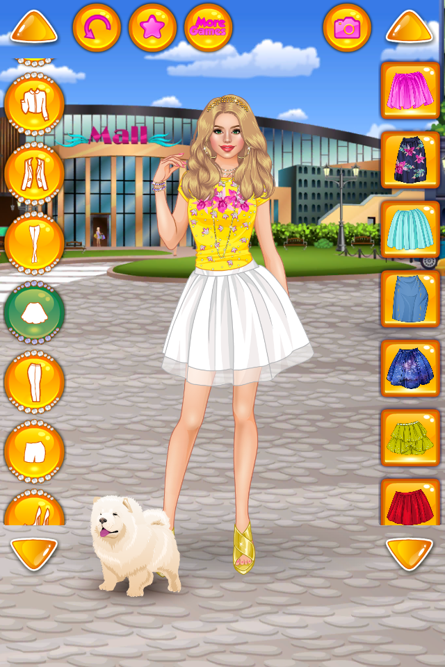 Rich Girl Shopping: Girl Games Game Screenshot