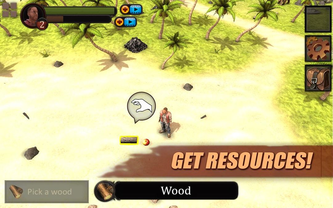 Survival Game: Lost Island 3D ภาพหน้าจอเกม