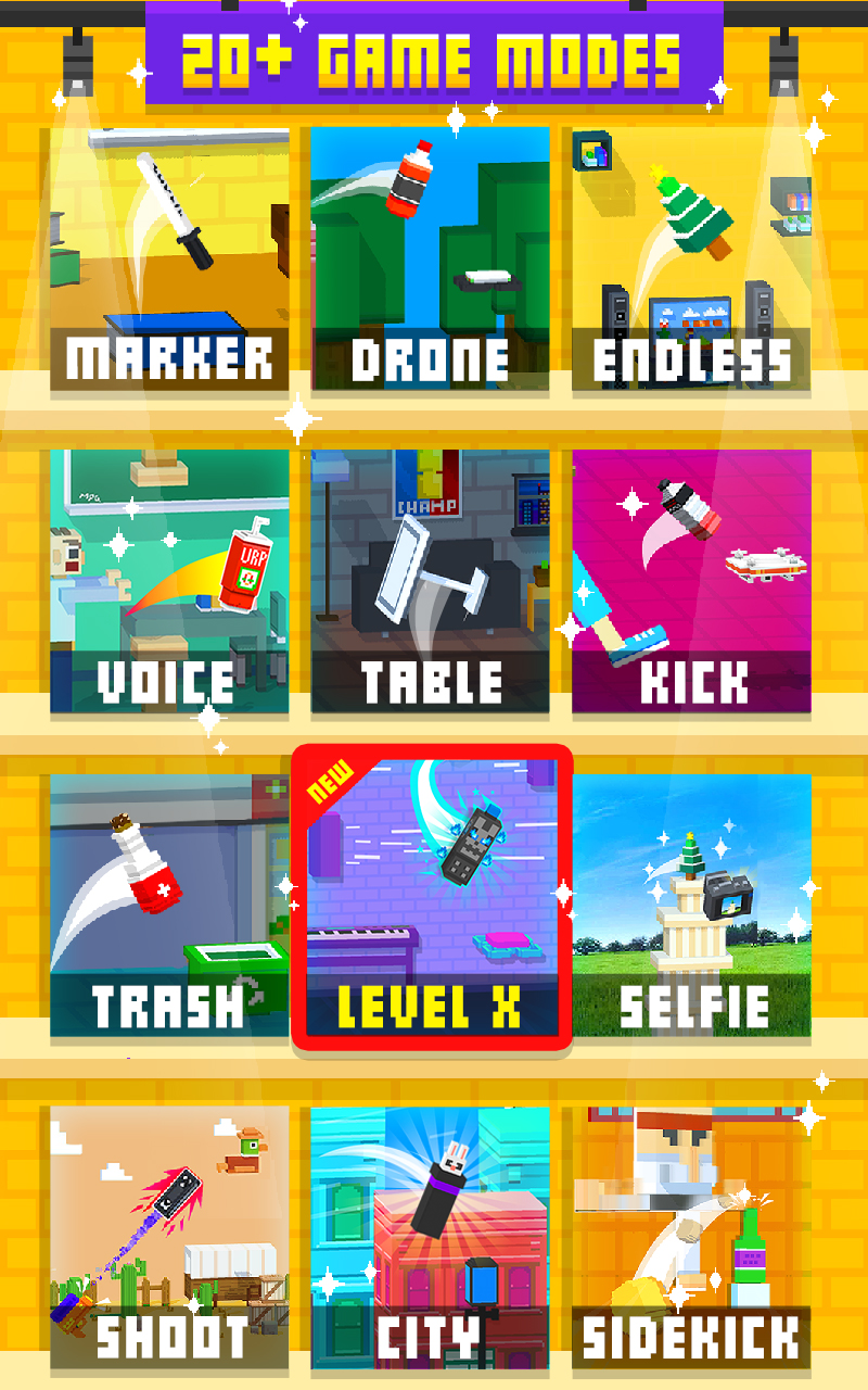 Flippy Bottle Extreme! Game Screenshot